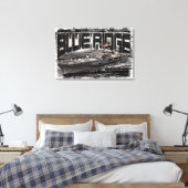 コマンドシップBlue Ridge Stretted Canvas Print キャンバスプリント (インサイチュ (寝室))