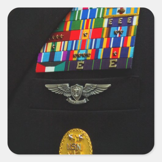 コマンドマスターのチーフバッジ スクエアシール (正面)