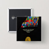 コマンドマスターのチーフバッジ 缶バッジ (正面&裏面)