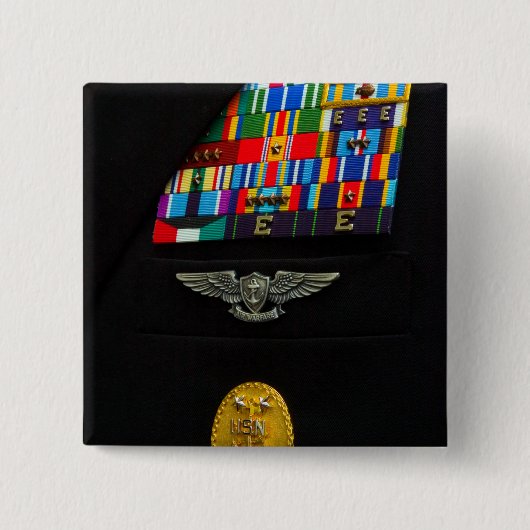 コマンドマスターのチーフバッジ 缶バッジ (正面)