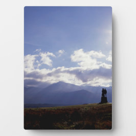 コマンドー記念碑スコットランド フォトプラーク