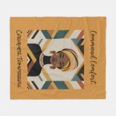 コマンド心地よい毛布 フリースブランケット (正面(横))