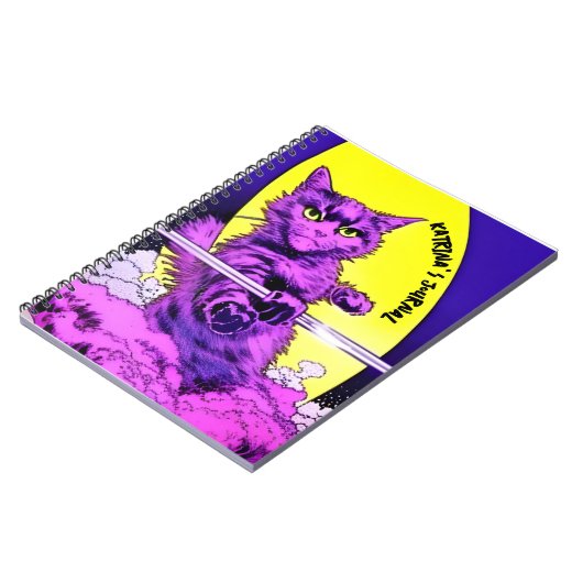 コマンド猫。編集可能な仕訳帳 ノートブック (左側)