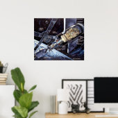 コマンド/サービスモジュールを使用したSkylab ポスター (ホームオフィス)