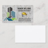 コマーシャルスカイスクレーパ実在エテート | 建築 予約カード (正面/裏面)