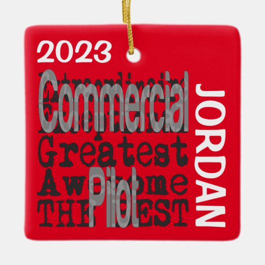 コマーシャルパイロットエクストラナレカスタムー セラミックオーナメント (正面)