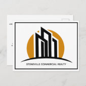 コマーシ実在ョーテートカンパニーシンプルシックカスタム ポストカード (正面/裏面)