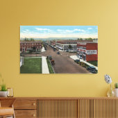 コマースアベニューの空中表示 キャンバスプリント (インサイチュ (リビング))