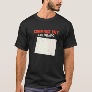 コマースシティコロラドUSA州アメリカトラベル Tシャツ