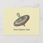 コマ回し ポストカード (正面)