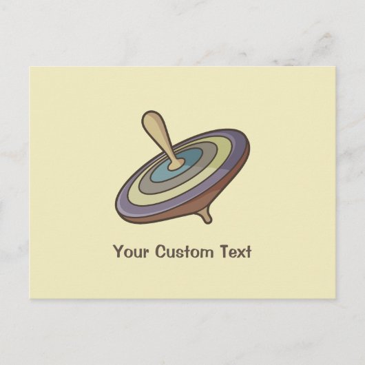 コマ回し ポストカード (正面)