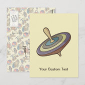 コマ回し ポストカード (正面/裏面)