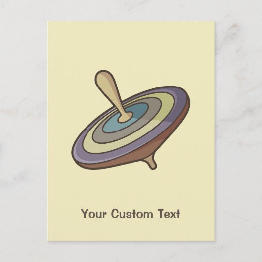 コマ回し ポストカード (正面)