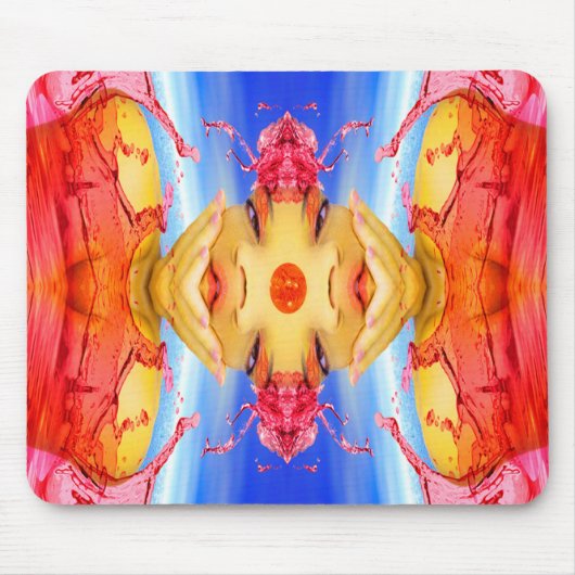 コマ回し マウスパッド (正面)