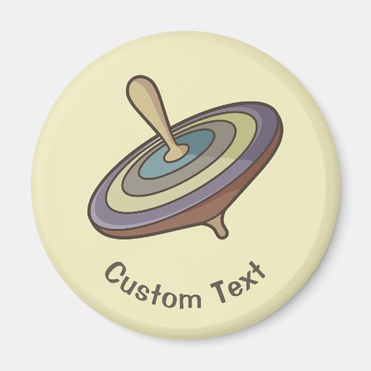 コマ回し マグネット (正面)