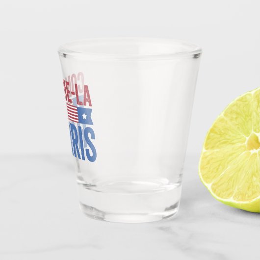 コミアラハリス2024おもしろいアンチカマラハリス ショットグラス (右)