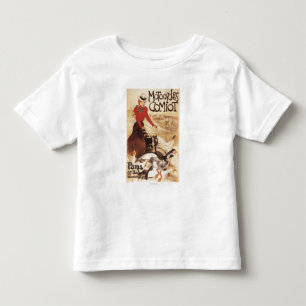 コミオ・モトサイクルズ女性とゲーゼのプロモポスター トドラーTシャツ