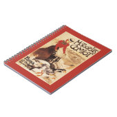 コミオ・モトサイクルズ女性とゲーゼのプロモポスター ノートブック (左側)