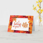 コミカルでフレンドリーな「感謝祭」のご挨 カード (黄色い花)