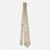 コミカルなクリスマス・ロングホーン・ステア ネクタイ (裏面)