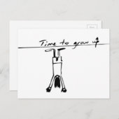 コミカルなポストカードを育てる時間 ポストカード (正面/裏面)