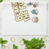 コミカルな孔雀の進化シーケンス キッチンタオル (折り畳み)