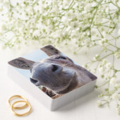 コミカルな笑顔の灰色のロバ トランプ (インサイチュ (ウェディング))