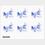 コミカルオランダボーイ ラウンドシール (シート)