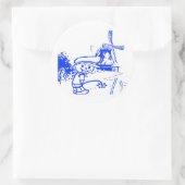 コミカルオランダボーイ ラウンドシール (バッグ)