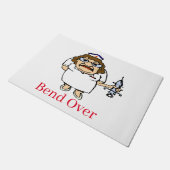 コミカルナース、文字の追加、フロアマットのパーソナライズ ドアマット (アングル)