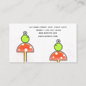 コミカルペットシッター – ハウスシッター名刺 名刺 (裏面)