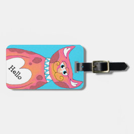 コミカル子猫カスタムラゲッジタグ ラゲッジタグ