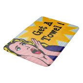 コミカル漫画スタイル、追加文字 バスマット (アングル)