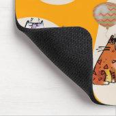 コミカル猫用マウスパッド マウスパッド (コーナー)