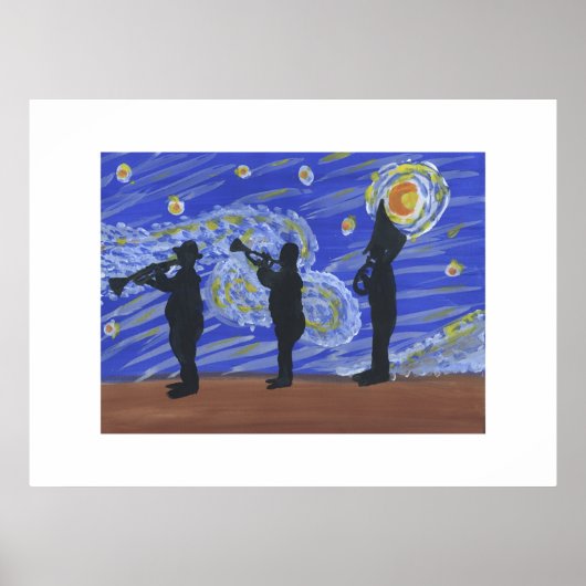 コミカル真鍮バンドジャズフェストクレ ポスター (正面)