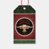 コミカル・ロングホーン・ステア ギフトタグ (正面)