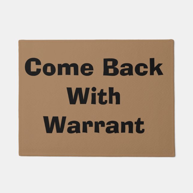 コミカル、編集文字 ドアマット (正面)