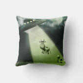 コミカルUFO牛誘拐アメリカのMoJo枕 クッション (裏面)