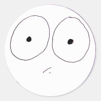 コミケ顔 ラウンドシール