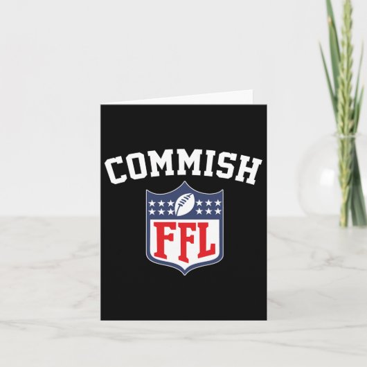 コミッおもしろいクファンタジーサッカーリーグFfl Comm カード (正面)