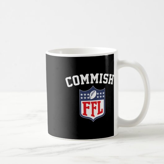 コミッおもしろいクファンタジーサッカーリーグFfl Comm コーヒーマグカップ (右)