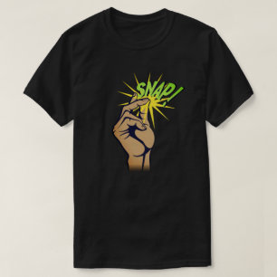コミックの指パッチン Tシャツ