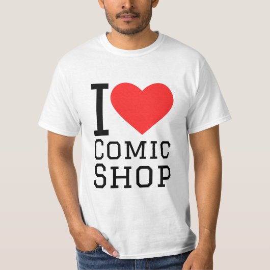 コミックショップ大好き Tシャツ (正面)