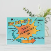 コミックスタイルの極秘サプライズ 招待状 (スタンド正面)