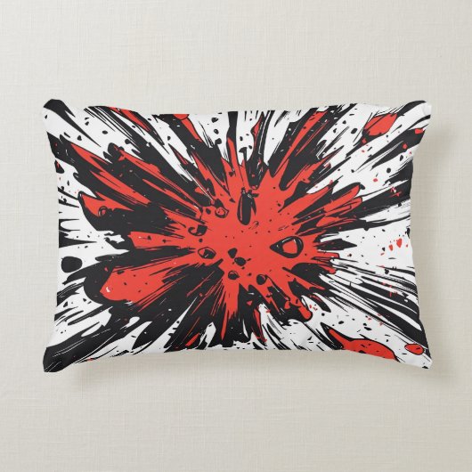 コミックスタイル ポップアート爆発 (7) アクセントクッション (正面)