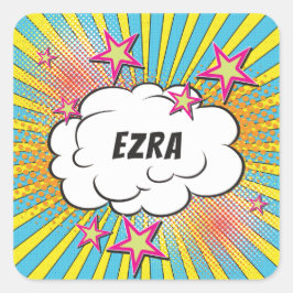 コミックス漫画本バーまたはバットミッツヴァー個人用 スクエアシール