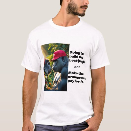 コミックトランプデザイン Tシャツ (正面)