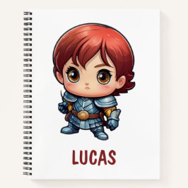 コミックナイトのパーソナライズ子供用学校スパイラルノート ノートブック