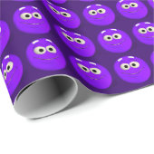 コミックパープル顔 ラッピングペーパー (ロールコーナー)