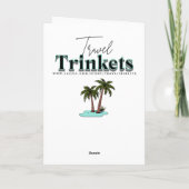 コミックブックのポップアートをイメージしたメキシコ・カンクンでのビーチ カード (裏面)